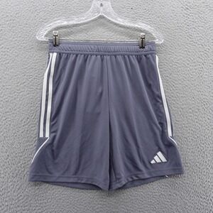 Adidas Tiro 23 Youth Soccer Football Shorts Gray White‎ Size L Kids Aeroready